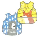 PICOH(ピコー) 北欧デザイン 食事エプロン ベビー お食事エプロン お食事スタイ 離乳食エプロン ベビー服 (Aセット)