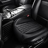 車用シートクッション に適用ジャガーＦペイスX761平成27年.11~現行 車 クッション レザー素材 四季汎用 透気性 吸汗 汚れ防止 滑り止め カーシートカバー 運転席 助手席 内装パーツ 取付簡単 カー用品(ブラック)