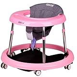 【DEARGENA】ベビーウォーカー、6ヶ月-18ヶ月の赤ちゃん用多機能、横転防止、折りたたみ式、足がぶつかりません、座り、折りたたむことができます