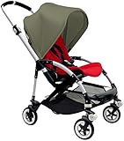 Bugaboo Bee3 Stroller - Dark Khaki - Red - Aluminum by Bugaboo [並行輸入品]