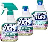 キッチン泡ハ イター 本体400ml＋ノズルつけかえ用400ml×2個セット 最強漂白力 台所用漂白除菌スプレー 食器・まな板・排水口の除菌