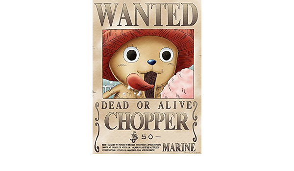 Amazon アニメone Piece公式ライセンスwantedポスター One Piece Wanted Chopper アートフレーム ポスター オンライン通販