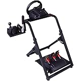 Dshot Foldable Racing Wheel Stand レーシングホイールスタンド ギアシフター用マウント セット ロジクール G920 G27 G25 Thrustmaster T500RS, T300RS, TX Ferrari F458 Fanatec PS4 Xbox PC 対応