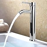 Homdox 1つハンドルバスルームシンク蛇口ステンレススチールキッチン蛇口