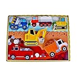 Rolimateデラックス建設木製チャンキーパズル