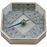 方位磁石 八角十二支両面：【測定機器】：211-0026