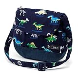 元気にお出かけベビーショルダーバッグ　恐竜王者が大集合（ネイビー）　B1701200　日本製