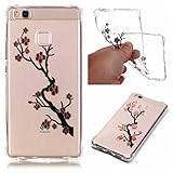 Huawei P9 Lite ケース Zeebox Huawei P9 Lite高品質 TPU カバー 衝撃吸収 Huawei P9 Lite 用 超薄型 柔軟 落下防止 保護カバー 生涯補償付き (