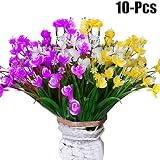 funpa人工花フェイクフラワーBunch Simulated Moth Orchidプラスチック植物の花装飾ホーム One Size N020ZH32K19KFNF9HGHA1E2V