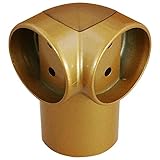WAKI ABIRA 室内手すり用金具 ぬくもり手すりUB コーナー ゴールド 32Φ・35Φ兼用