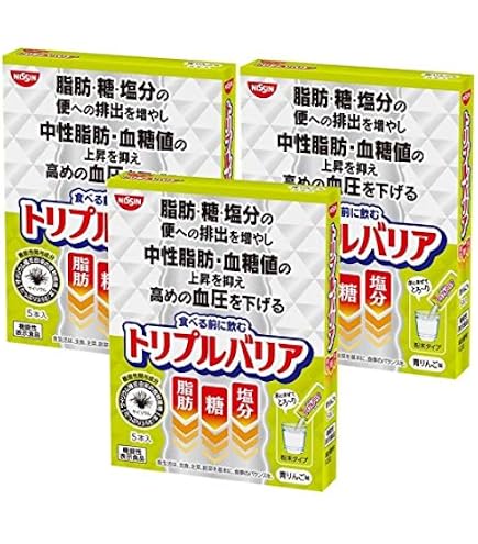 Amazon.co.jp: 日清食品 トリプルバリア 甘さすっきりレモン味 7g×5本