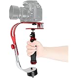 Eoogere アルミ合金製 プロハンドヘルドスタビライザー ビデオステディカム 動画撮影 手振れ防止 ジンバルスタビライザー0.9kg耐荷重 GoPro/iPhone/Android/DV/ DSLR/デジタル一眼レフなどに適用