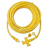 kowa ソフトタイプ 延長コード 15A・20m 3ツ口 キイロ KM07-20 日本製