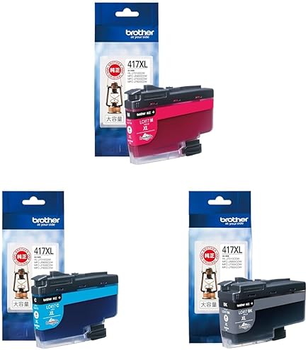 Brother LC417XL (純正大容量 各色単品4本セット新品) brother インクカートリッジ大容量 LC417XL 純正：日本最大級の