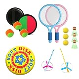 外遊び 外遊びグッズ 外遊び おもちゃ 公園遊びグッズ キャンプ 遊び道具 キャッチボール フリスビー バドミントン 子供 外遊び 玩具 小学生 外遊び 3歳 子供 外遊び 玩具 (A) [並行輸入品]