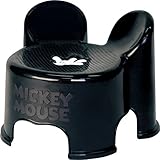 ミッキーマウス ベビーチェア スツール ブラック