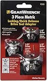 GearWrench 9230 3 Piece Metric Ratcheting Wrench Drive Adapter Set [並行輸入品]