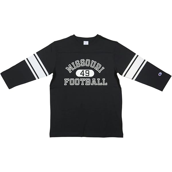 新品限定！チャンピオン90周年記念フットボール半袖TシャツX L/トリコロール Amazon | [チャンピオン] トリコロールタグ USAコットン