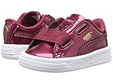 [プーマ] Puma Kids ガールズ Basket Heart Glam (Toddler) スニーカー Tibetan Red/Tibetan Red 8 Toddler(14.6cm) - M