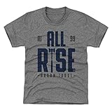 500レベルアーロン・Judgeニューヨーク野球ユースシャツ – アーロン・Judge Rise Kids Large (10-12Y) グレイ
