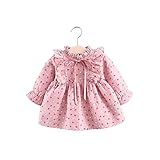ベビー服ワンピース 子供服 女の子 Pojour 長袖ドレス 秋冬 可愛い花柄 オシャレ 通園 発表会 旅行 記念日 プレゼント