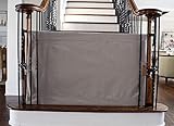 Stair Barrier Banister to Banister Basic Gate, Grey, Wide [並行輸入品]
