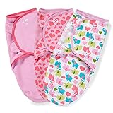 SwaddleMe Original Swaddle 3-PK, Elephant Hearts (SM) by SwaddleMe