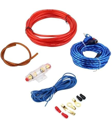 カーオーディオ　RCAケーブル　ヒューズブロック　メタピン Amazon.co.jp: CGP 4ゲージ 配線キット 電源ケーブル4GA アース