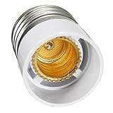 ILS - E27 to E14 LED Light Lamp Bulb Adapter Converter Screw Socket