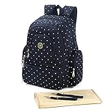 Sumnacon マザーズバッグ ママバッグ 多機能 大容量 リュックバック おむつ換えシート 吊り下げベルト セット (ブルー)