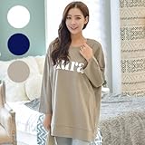 授乳・マタニティウェアBIGシルエット授乳チュニック SOD5105 FREE(フリー) NAVY(ネイビー)