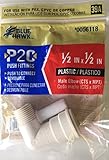 ブルーHawk p2 Cプッシュ継手1 / 2 " x 1 / 2 " CTS x MPTエルボMale Threaded xメスプッシュコネクタ