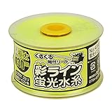 たくみ 彩ライン 蛍光水糸 イエロー 極太 130 No.4348