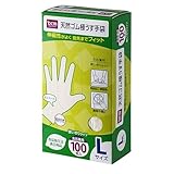 天然ゴム 極うす 手袋 HI06T81 L 100枚入 L