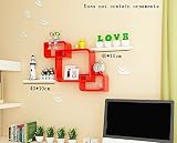 ALUP- PUコーティングウッドベースのパネルフローティングシェルフ/壁棚/プラントスタンド/本棚、リビングルームコリドール寝室壁掛けバックドロップデコレーションラック壁フレーム ( 色 : #2 