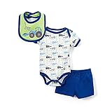 BusterブラウンBaby Boys I Dig 3ピースLayetteセット3 – 6 M