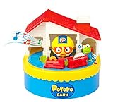 ポンポンポロロMelody Trainお金コインボックスPiggy Bank Collecting Saving Money Bank