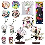 ダンダダン グッズ オカルン モモ 福袋 セット バッジ アクリルスタンド リュック 壁掛け 誕生日 プレゼント 贈り物 (A) [並行輸入品]