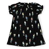 Mademoiselle papillon Flower Tee【ブラックsize:70】