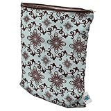 Planet Wise Wet Diaper Bag, Aqua Swirl, Medium by Planet Wise Inc. [並行輸入品]