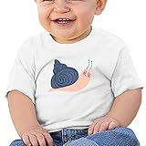カタツムリ 昆虫 虫子供服 ベビーTシャツ 半袖 男の子 女の子 クルーネック カジュアル