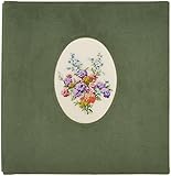 サンヨー スタンダードアルバム プチポワン Sサイズ/シルバー台紙・ビス式 グリーン