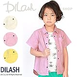 (ディラッシュ) DILASH綿麻半袖シャツ/夏 120 ピンク