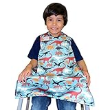 BIB-ON, A New, Full-Coverage Bib and Apron Combination for Infant, Baby, Toddler Ages 0-4+. One Size