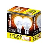 STYLED LED電球 E17口金 2個入り 小形電球タイプ 4.8W 440lm (電球色相当・密閉器具対応・小形電球40W相当) LA35N40L1P2