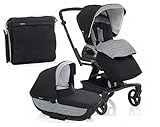 Inglesina Quad Stroller With Bassinett and Diaper Bag (Vulcano(Black)) by Inglesina [並行輸入品]