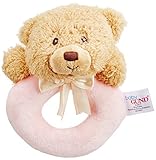 Gund Baby Ring Rattle, Pink Teddy, 6" (Discontinued by Manufacturer) by GUND [並行輸入品]