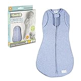 Woombie Convertible Swaddle Blanket, Vented, Sky Blue, 0-3months by Woombie