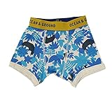 （オーシャンアンドグラウンド）Ocean＆Ground ボクサーパンツ サファエフ SAFALEAF男の子/下着/肌着 120 ブルー