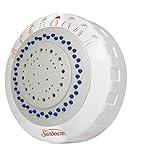 Sunbeam 6911 Shower Head, White, 8 Spray [並行輸入品]